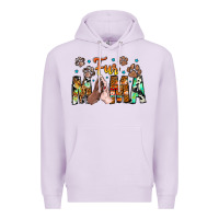 Lilac fur mama Premium Hoodie - CowhideDigitalArt