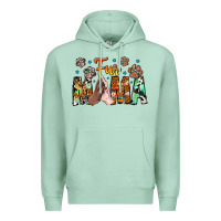 Seafoam fur mama Premium Hoodie - CowhideDigitalArt