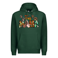Sports Green fur mama Premium Hoodie - CowhideDigitalArt