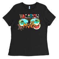 Black vacation mode Ladies Tee - NancyCooperArtShop