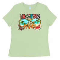 Matcha vacation mode Ladies Tee - NancyCooperArtShop