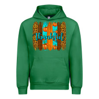Emerald thankful brushstrokes Urban Hoodie - AdoDesignShop