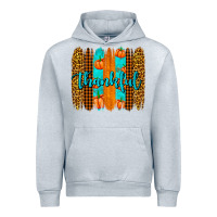 Heather Grey thankful brushstrokes Urban Hoodie - AdoDesignShop