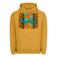 Pigment Peanut Butter thankful brushstrokes Urban Hoodie - AdoDesignShop