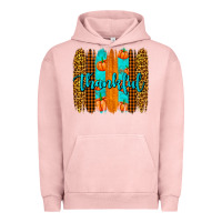 Pigment Salmon thankful brushstrokes Urban Hoodie - AdoDesignShop