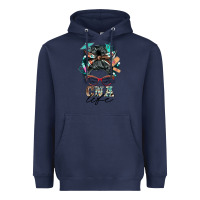 Navy nurse cna life messy bun Heavyweight Hoodie - BarkalooDesign