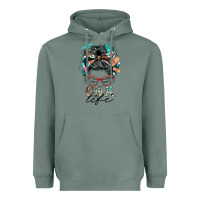 Sage nurse cna life messy bun Heavyweight Hoodie - BarkalooDesign