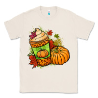 Natural Fall pumpkin coffee Classic Tee - NancyCooperArtShop