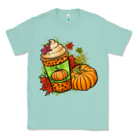 Seafoam Fall pumpkin coffee Classic Tee - NancyCooperArtShop
