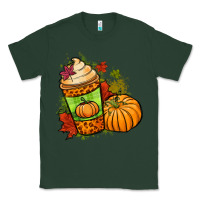 Sports Green Fall pumpkin coffee Classic Tee - NancyCooperArtShop