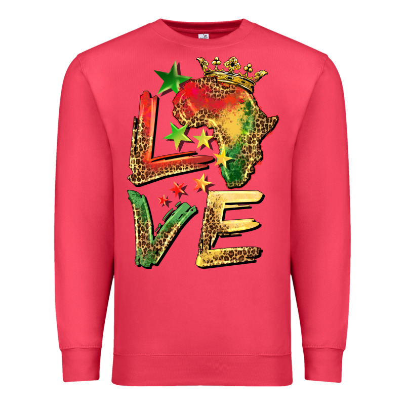 Juneteenth Love Premium Sweatshirt by BarkalooDesign | Teevron
