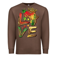 Chestnut juneteenth love Premium Sweatshirt - BarkalooDesign