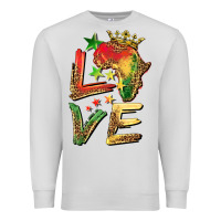Dove Grey juneteenth love Premium Sweatshirt - BarkalooDesign