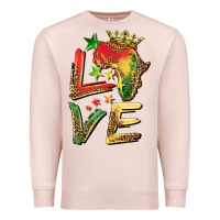 Pale Pink juneteenth love Premium Sweatshirt - BarkalooDesign