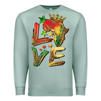 Seafoam juneteenth love Premium Sweatshirt - BarkalooDesign