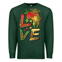 Sports Green juneteenth love Premium Sweatshirt - BarkalooDesign