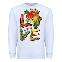 White juneteenth love Premium Sweatshirt - BarkalooDesign