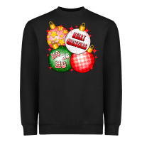 Merry Christmas Ball Heavyweight Sweatshirt | Teevron