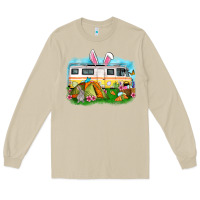Mushroom Easter Day camper Long Sleeve Tee - OliviaCreatesArt