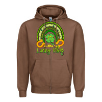 Chestnut lucky vibes Zipper Hoodie - Artiststas