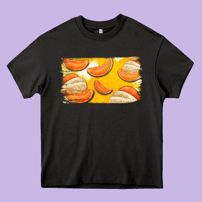 Colorado Cantaloupe Background Heavy Core Tee Designed By Bettercallsaul