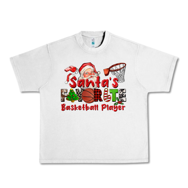 Santas Favorite Basketball Player Urban Heavy Tee by CowGirlArtShop | Teevron