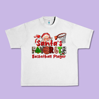 Santas Favorite Basketball Player Urban Heavy Tee Designed By Cowgirlartshop