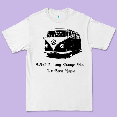 What A Long Strange Trip It S Been Hippie Premium Tee Designed By Bettercallsaul