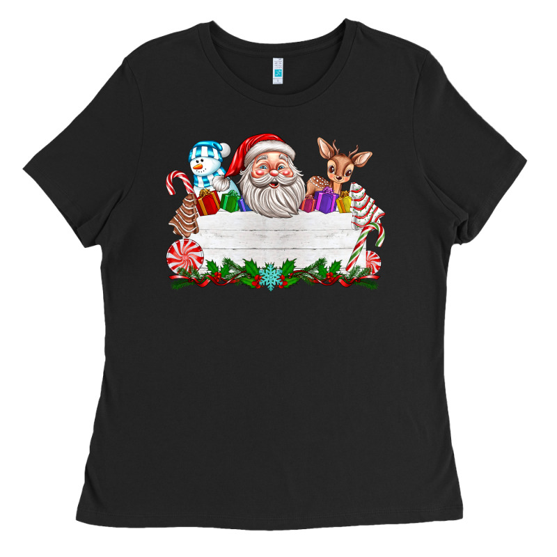 Custom Name Christmas Ladies Tee by texasbilliewilder | Teevron