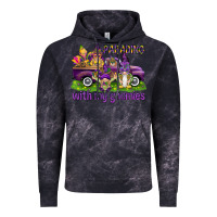 Cloud Black Parading with my gnomies Vintage Hoodie - HowdyJamesFarm