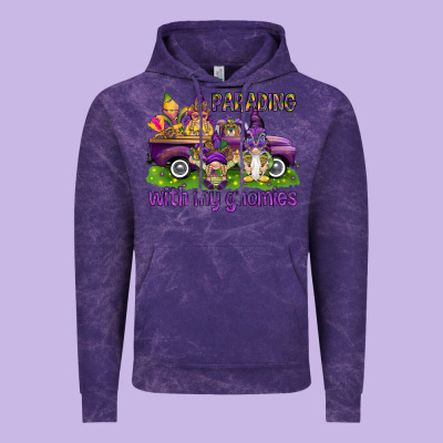 Parading With My Gnomies Vintage Hoodie Designed By Howdyjamesfarm