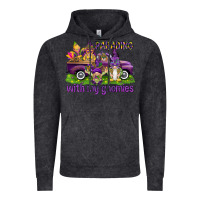 Vintage Black Parading with my gnomies Vintage Hoodie - HowdyJamesFarm