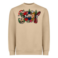 Joy Christmas Cows Heavyweight Sweatshirt | Teevron
