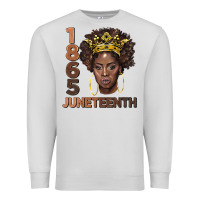 Dove Grey 1865 juneteenth black women Premium Sweatshirt - BarkalooDesign