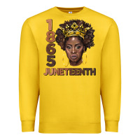 Lemon 1865 juneteenth black women Premium Sweatshirt - BarkalooDesign