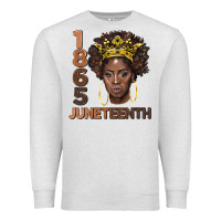Oatmeal Heather 1865 juneteenth black women Premium Sweatshirt - BarkalooDesign