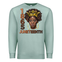 Seafoam 1865 juneteenth black women Premium Sweatshirt - BarkalooDesign
