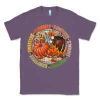 Lavender Bonfires flannels smores campfires pumpkin Classic Tee - NancyCooperArtShop