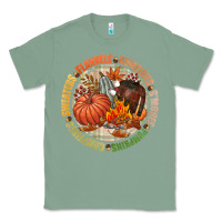 Sage Bonfires flannels smores campfires pumpkin Classic Tee - NancyCooperArtShop