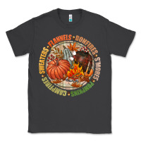 Smoke Bonfires flannels smores campfires pumpkin Classic Tee - NancyCooperArtShop