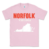 Bubblegum Pink norfolk virginia usa state america travel virginian Classic Tee - trangStudio