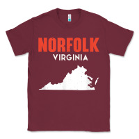 Burgundy norfolk virginia usa state america travel virginian Classic Tee - trangStudio