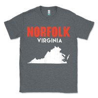 Charcoal Heather norfolk virginia usa state america travel virginian Classic Tee - trangStudio