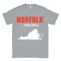 Heather Grey norfolk virginia usa state america travel virginian Classic Tee - trangStudio