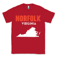 Red norfolk virginia usa state america travel virginian Classic Tee - trangStudio