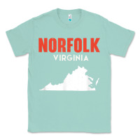 Seafoam norfolk virginia usa state america travel virginian Classic Tee - trangStudio