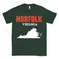 Sports Green norfolk virginia usa state america travel virginian Classic Tee - trangStudio