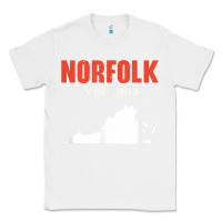 White norfolk virginia usa state america travel virginian Classic Tee - trangStudio