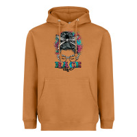 Meerkat race life  messy bun Heavyweight Hoodie - BarkalooDesign