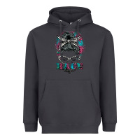 Smoke race life  messy bun Heavyweight Hoodie - BarkalooDesign